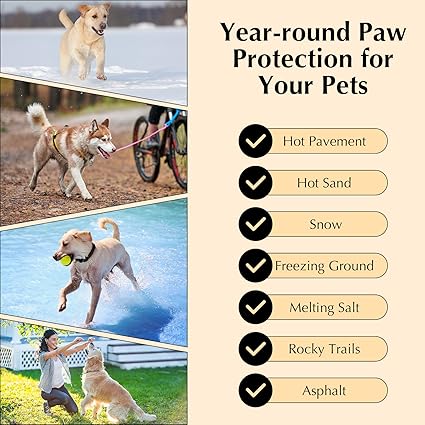 All-Natural Paw Balm for Dogs & Cats | 2 Pack Dog Lick Safe Paw Pad Balm Paw Protector, Moisturizer & Soother for Dry Cracked Paws & Noses | Snout Soother for Dogs