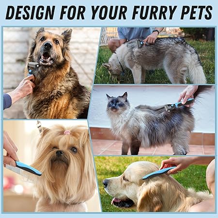 Smooth Pet Brush & Comb Set