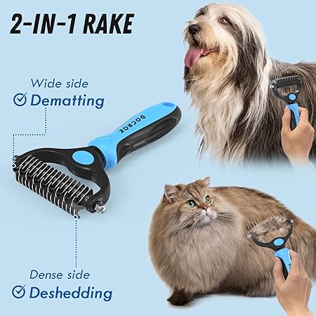 Smooth Pet Brush & Comb Set