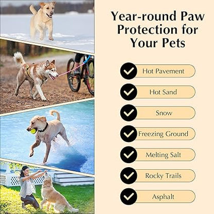 All-Natural Paw Balm for Dogs & Cats | 2 Pack Dog Lick Safe Paw Pad Balm Paw Protector, Moisturizer & Soother for Dry Cracked Paws & Noses | Snout Soother for Dogs