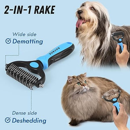 Smooth Pet Brush & Comb Set